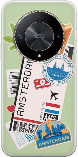 Bilet către Amsterdam Honor Magic 6 Lite 5G TPU Flexibil Silicon Transparent