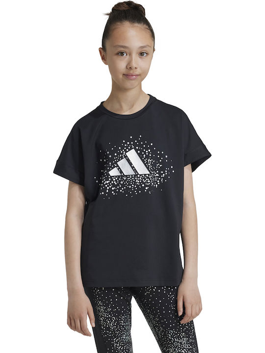 adidas Детска Тениска Черна Glam Tee