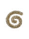 Atmosphera Christmas Garland Tinsel Plastic Gold 150x8cm