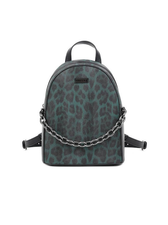 Doca Damen Tasche Rucksack Grün