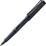 Lamy Safari Stilou Fine Gri din Oțel cu Negru και Albastru Cerneală