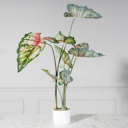 Artificial Plant in Pot Caladium Green 95cm Supergreens
