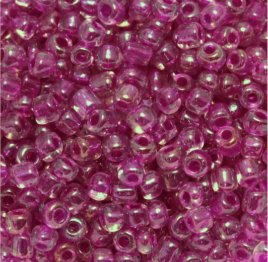 Glas Perle & Paillette Lila 2mm 100gr