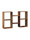 Shelf Wall Coffee 96x18x60cm