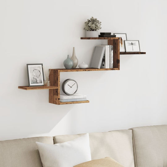 Wandregal Braune 104x15x49cm
