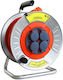 Reel Extension Cord Aluminum Frame 3 x 2.5 mm² Length 40 M Max 2700 W