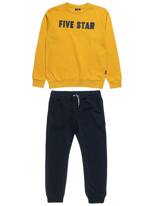 Alouette Kids Sweatpants Set Yellow Five Star