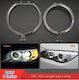 Kit Fibra Dreapta Luminile de Zi Reparare Faruri BMW Seria 7 F01 F02 Facelift 2012-2015
