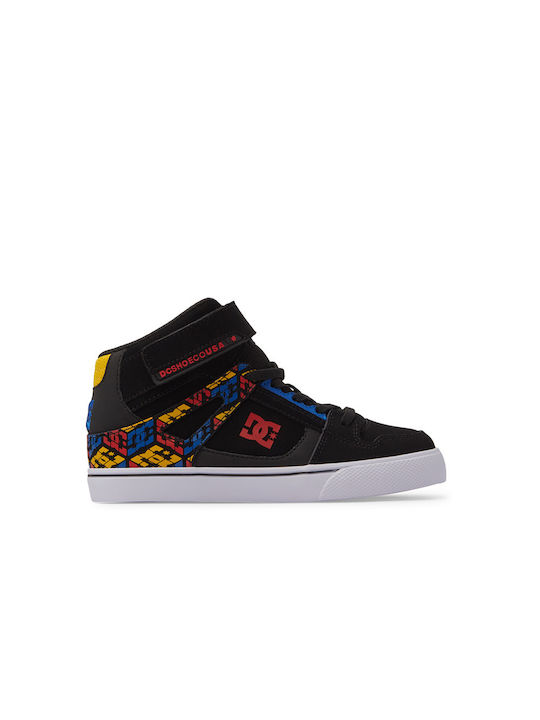 DC Παιδικά Sneakers Pure High-top Ev Μαύρα