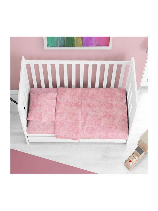 Dimcol Duvet Crib Cotton Pink 120x160cm