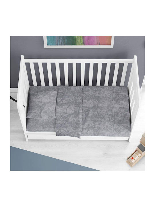 Dimcol Gray Dark Grey Baby Cot Bed Duvet 120x160cm 31131121002