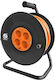 Tambur electric prelungitor 3x1.5mm Lungime 15m 4 prize Negru