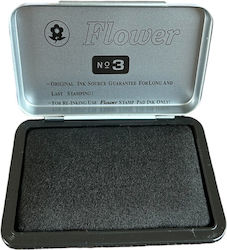 Flower Ink Pad Stamp Black