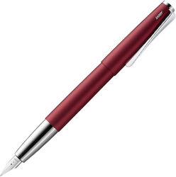 Lamy Studio Schreibfeder Mittel Rot mit Rot και Blau Tinte