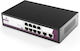 Spacetronik SP-SF1010P Negestionat PoE+ Switch cu 10 Porturi Gigabit (1Gbps) Ethernet