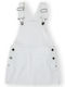 Kids' Denim Overall White