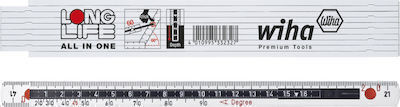 Plastic Folding Ruler 2m