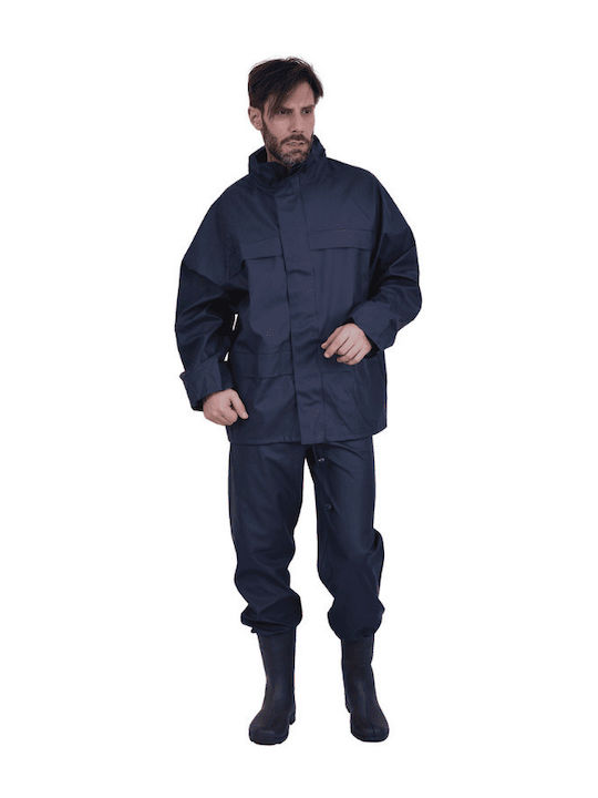 Adiavroxo (Work Aprons & Sleeves) Impermeabil Bărbătesc Costum de Lucru Galben