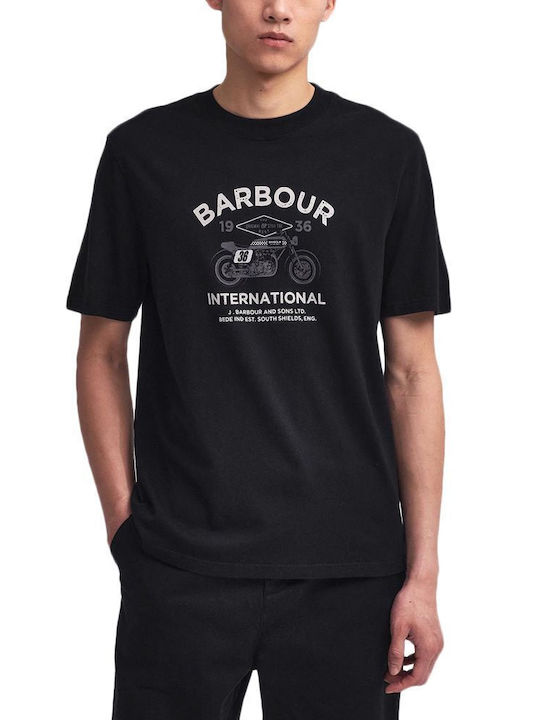 Barbour Men's Short Sleeve T-shirt Γκρι, Μαύρο, Μπεζ