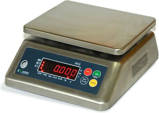 ICS Electronic Precision Commercial Scale with Weighing Capacity of 15kg and Division 1gr