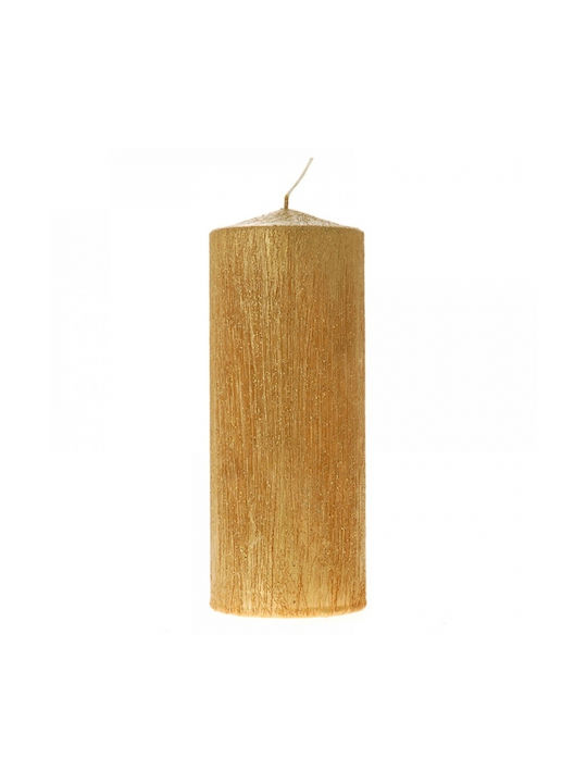 Decorative Candle Taper Gold 1pcs