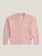 Kinderstrickjacke Baumwolle Soft Rose