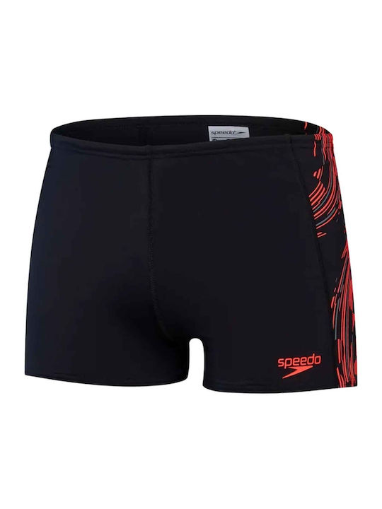 Speedo Tech Panel Kids Swimwear Swim Shorts Black