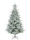 Weihnachtsbaum Beschneit 210cm mit 955 Zweige und mit LED-Beleuchtung
