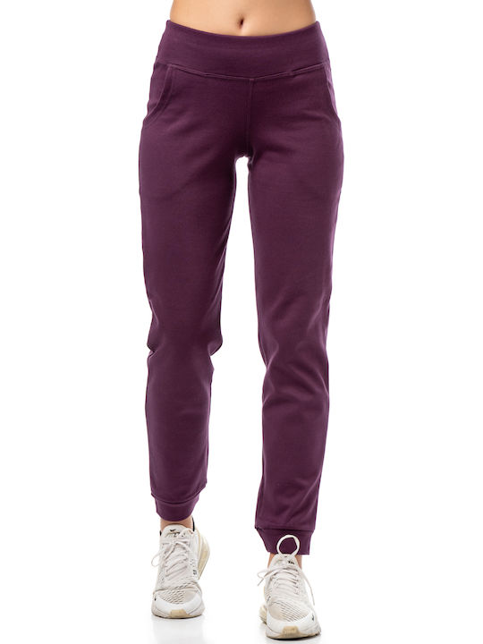 Bodymove Sweatpants Jogger Purple Wine