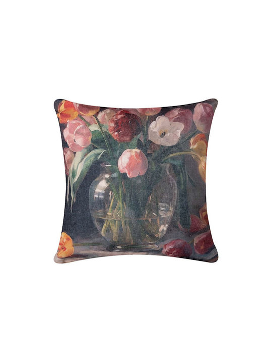 Silk Fashion Decorative Pillow Case Ks316 45x45cm.