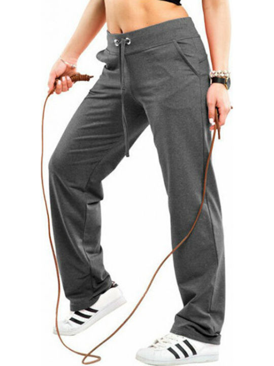 Bodymove Παντελόνι Φόρμας Ανθρακί