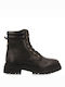 Gioseppo Leather Women's Ankle Boots Black