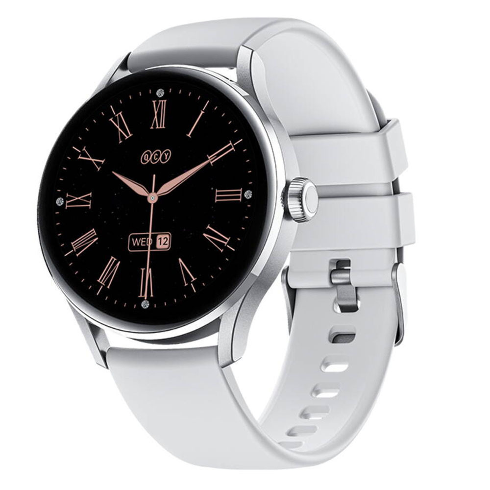 QCY Elite S11 Smartwatch με Παλμογράφο (Γκρι - Small)