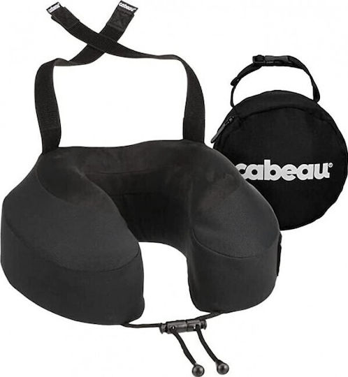Cabeau Evolution S3 Travel Pillow Memory Foam with Carry Case Black