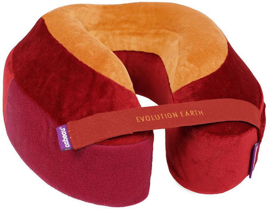 Cabeau Evolution Earth Μαξιλαράκι Ταξιδίου Memory Foam Πορτοκαλί Fire