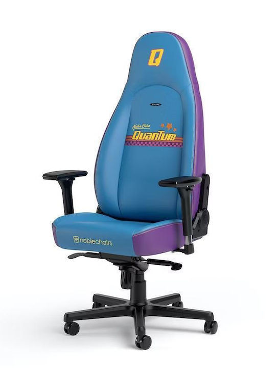Noblechairs Nuka-Cola Quantum Edition Καρέκλα Gaming Δερματίνης με Ρυθμιζόμενα Μπράτσα Μπλε