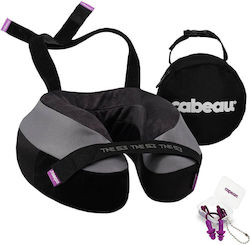 Cabeau Evolution S3 Travel Pillow Memory Foam with Carry Case Gray Berlin Black Gray