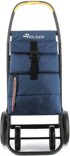 Polar 8 Plus Shopping Trolley Blue 59x21x59cm