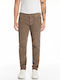 Grover Pantaloni Elastic Brown