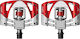 Crank Brothers Clipless Bicycle Pedals Red