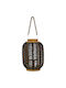 General Trade Φανάρι Ξύλο Bamboo Λινό Ύφασμα 32 Cm