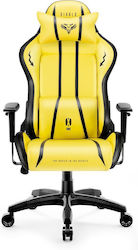 Diablo X-One 2.0 Artificial Leather Gaming Chair with Adjustable Arms Yellow