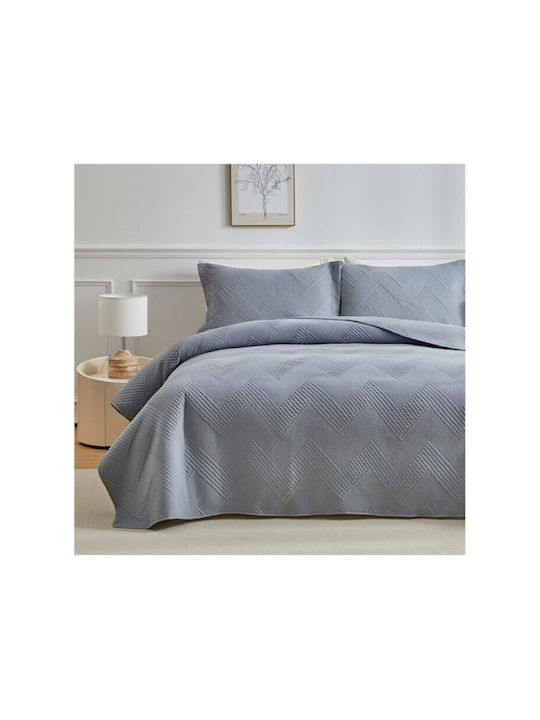 Liolios Home Diverso Σετ Μαξιλαροθήκες Grey 50x70εκ.