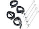 Exit Trampoline Anchoring Set 4 Pieces 11.40.30.01