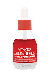 Vitayes AHA 10% + BHA 2% Tazman Pepper Serum for Face Scrubs & Exfoliators 30ml