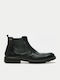 Leder Schwarz Chelsea Stiefeletten Wasserdicht Anatomisch