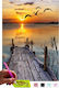 Mishbay 5d Segeltuch Diamond Painting Kit 40x40cm