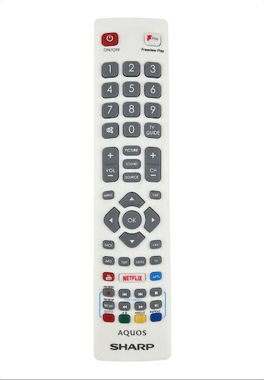 Sharp Aquos Genuine Remote Control Τηλεόρασης