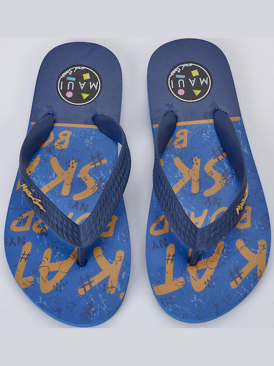 Maui & Sons Παιδικές Σαγιονάρες Μπλε