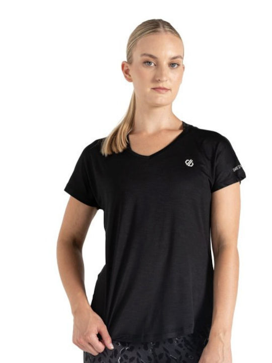 Dare2b Femeie Tricou Uscare rapidă Black